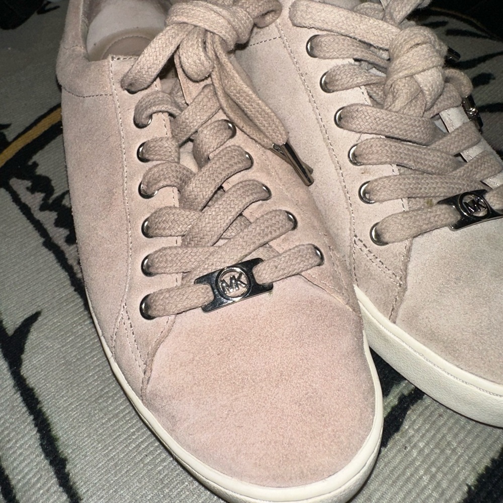 Michael Kors Tan Sneakers Suede